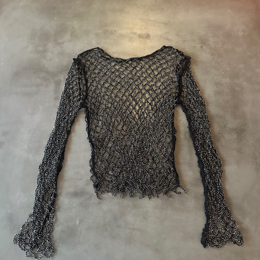 Zara Beaded Top